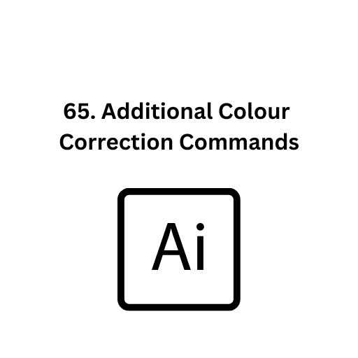 65. Additional Colour Correction Commands